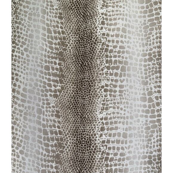 NOTATIONS Animal Print Top Natural Colors Women's Semi-Sheer Sz M - Picture 10 of 10